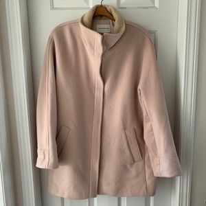 Club Monaco - Blush Pink Sherpa Coat